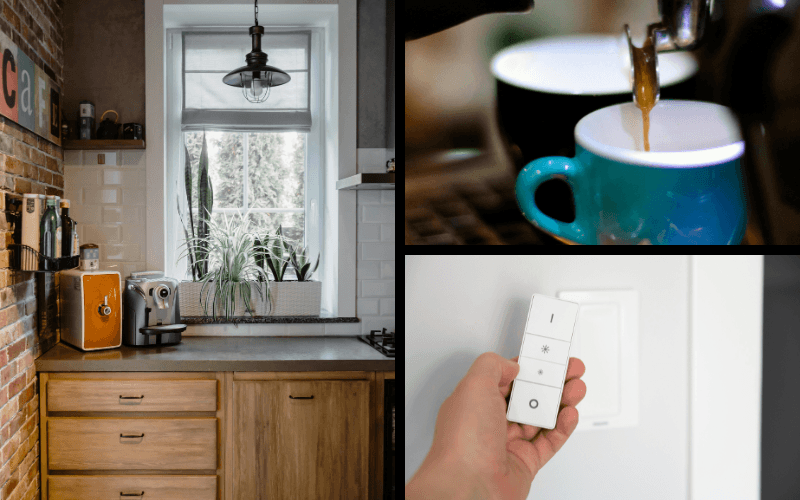 Smart Plug em tomada de parede controlando ventilador simples.